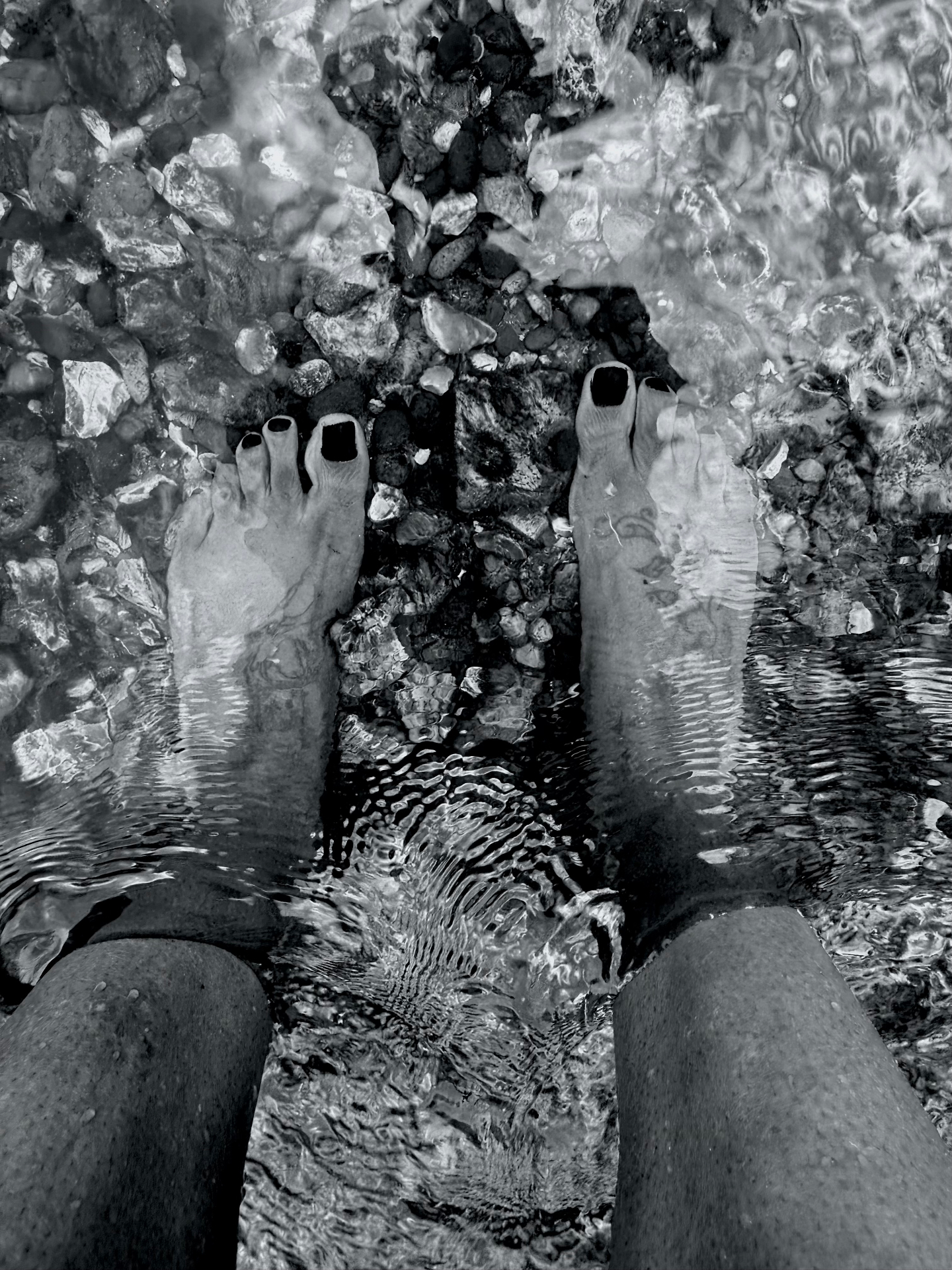 Current — black and white photograph by Ada Parris
